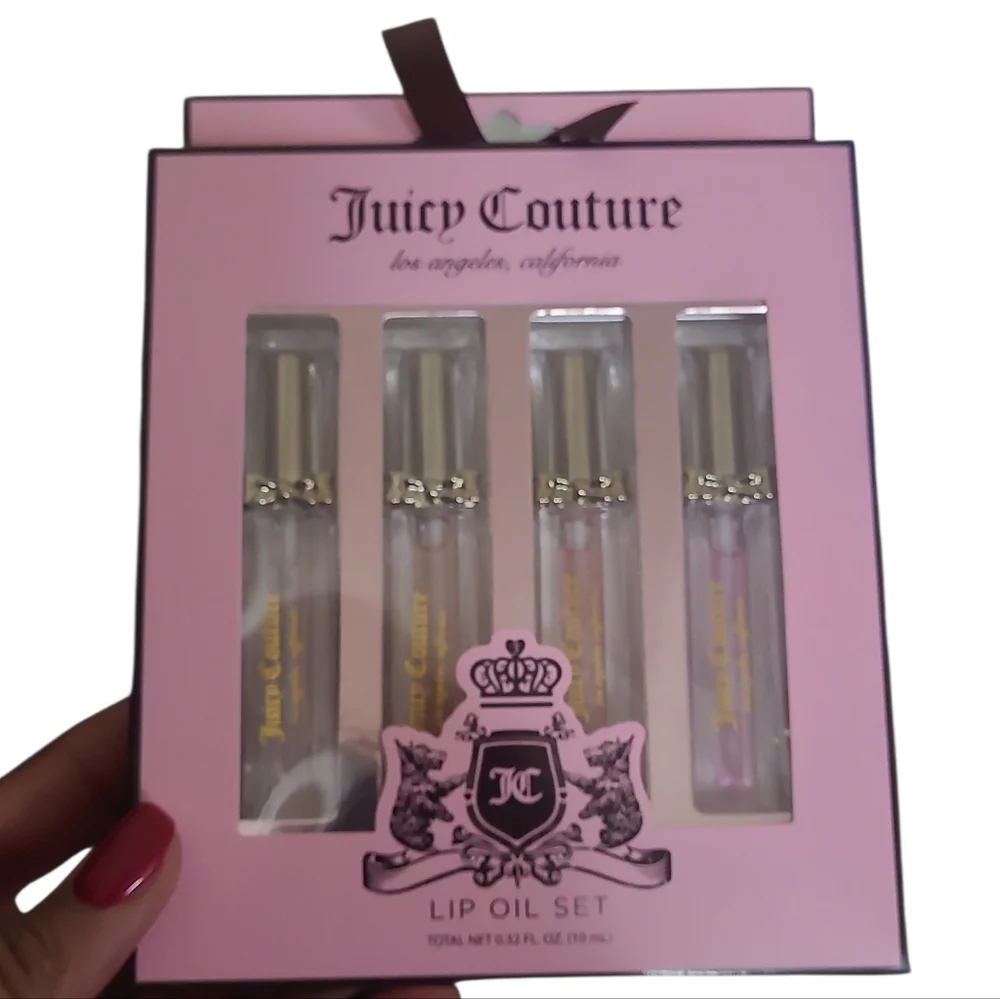 Juicy Couture Lip Oil Collection - Clear and Light Purple